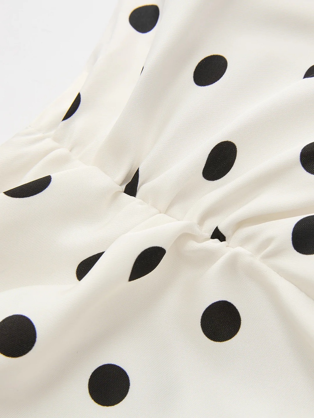 Polka Dot Lace Trim Cami Top & Skirt Sets - Picture 8 of 9